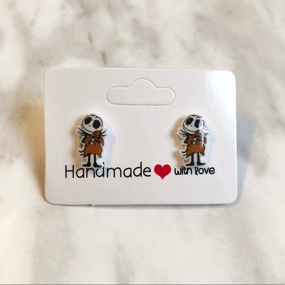 π New Jack Skellington Handmade Earrings